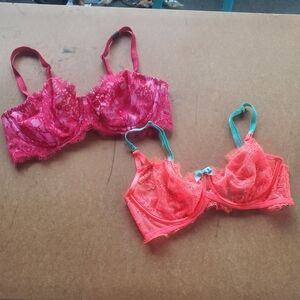 Pair Of Victoria's Secret Lace  Bras